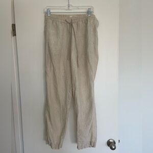 MANGO linen pants